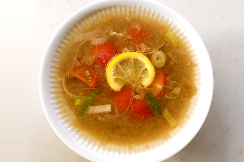 冷やし和風牛すーぷの写真