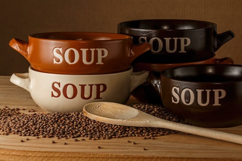 スープ用カップの写真