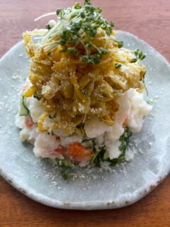 晩酌屋さんの食感が楽しいポテトサラダのタイトル画像